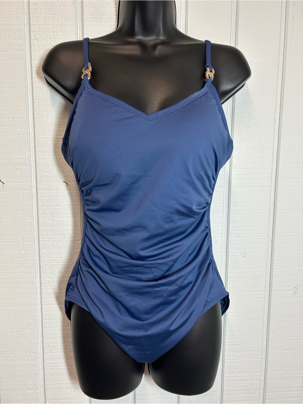 MICHAEL Michael Kors Blue One-Piece Swimsuit